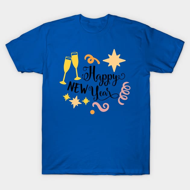 Happy New Year 04 T-Shirt by holidaystore